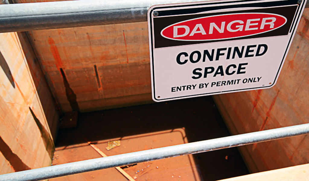 Confined Space sign